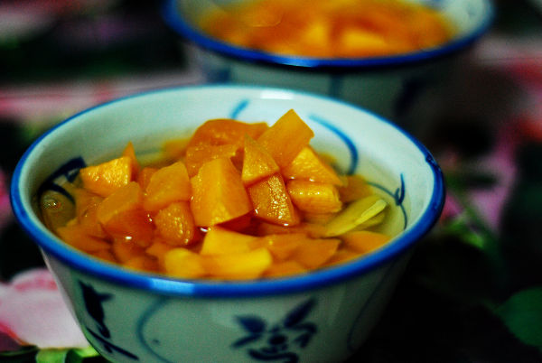 Sweet Potato in Ginger Syrup